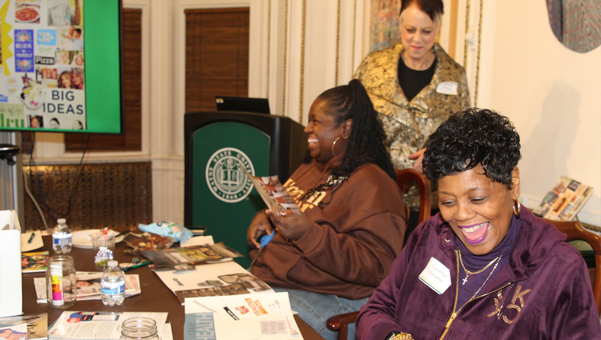 Vision Board Workshop participants